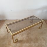 Table basse en laiton