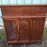 Vintage office called American office with oak curtain