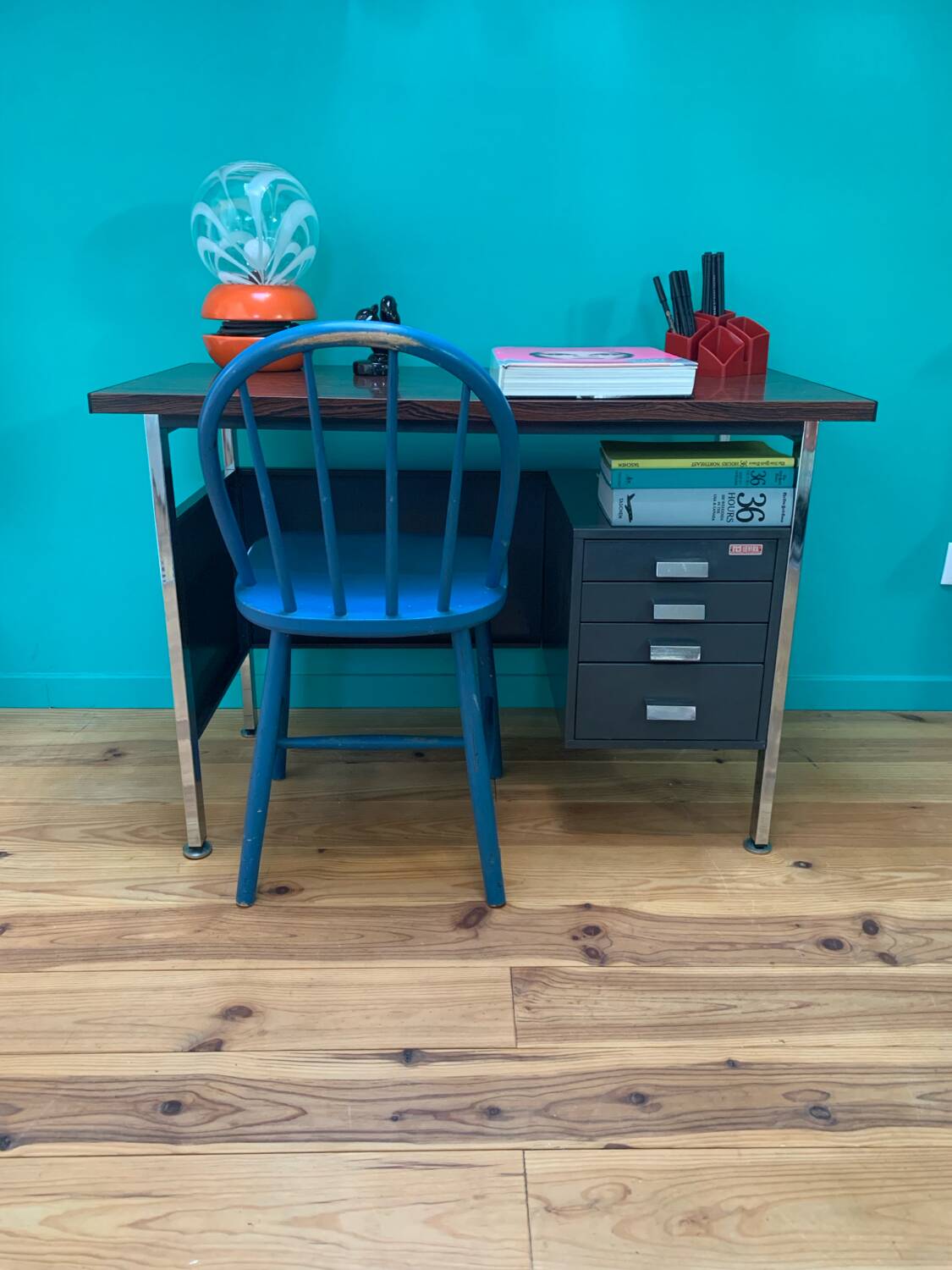 Mid-Century Industrial Vintage Desk