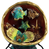 Vintage Vallauris ceramic table lamp lamp