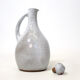 Jeanne and Norbert Pierlot, pitcher and cork in enamelled stoneware, 26cm.