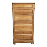 Napoleon III period secretary in a faux walnut chest of drawers