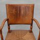 Leather and oak Armchair by Theo Ruth for Artifort, The Netherlands 1940s
