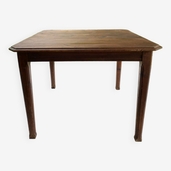 Old square table