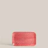 Plat plata rosa XL