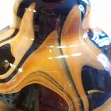 Soliflore vase in marbled glass signed Maure Viel