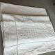 drap ancien en lin écru