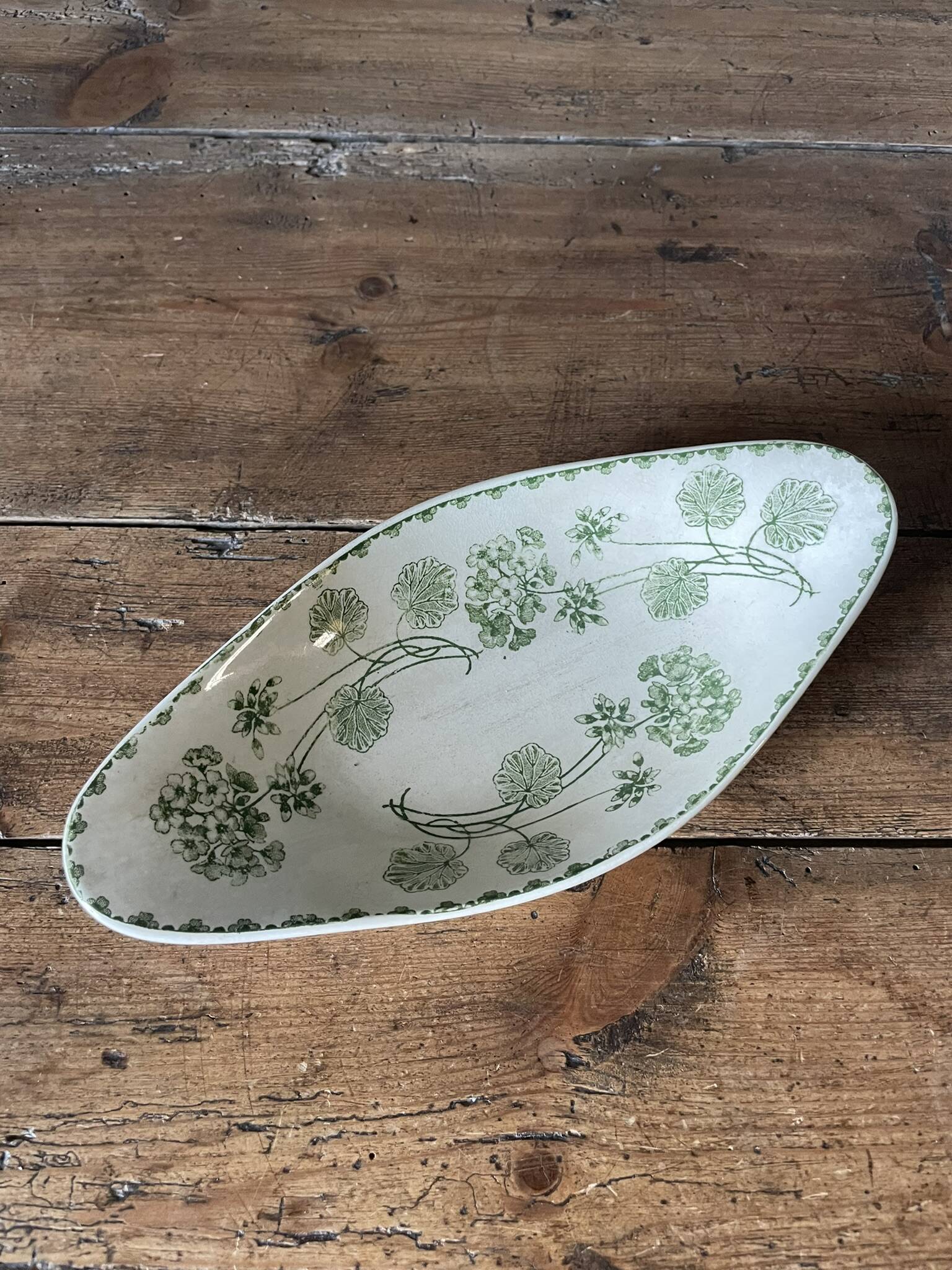 Sarreguemines iron earth dish