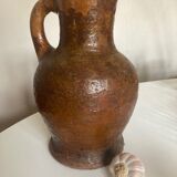 Farm pitcher late 19th in terracotta folk arts XXXL