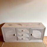 Buffet vintage en rotin Vivai del Sud