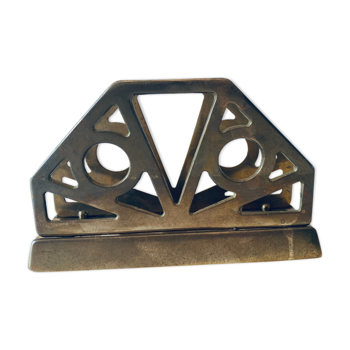 Porte lettres ancien en laiton
