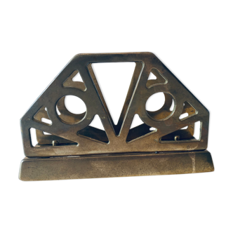 Old brass letter holder
