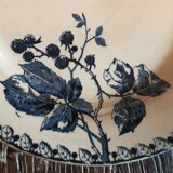 Ancient round iron earth dish