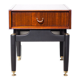 G-Plan bedside table in vintage wood and brass