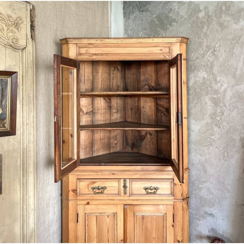 Corner unit in pine