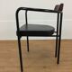 Artelano leather and wood office chair, 80s