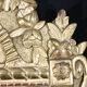 Mirror wooden gold leaf