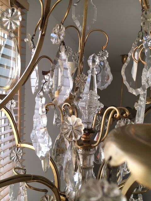 Louis XV crystal chandelier