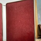 Vintage Triptych Barber Mirror