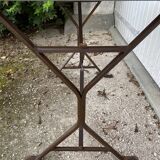 Zinc tray outdoor table