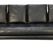 High-end 3-seater leather sofa