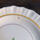 Pair of antique French faience plates, possibly Nevers, 19th century, hand-