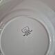 Set of 17 vintage Sarreguemines plates – Capri Ligoin model – orange