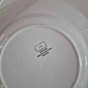 Set of 17 vintage Sarreguemines plates – Capri Ligoin model – orange