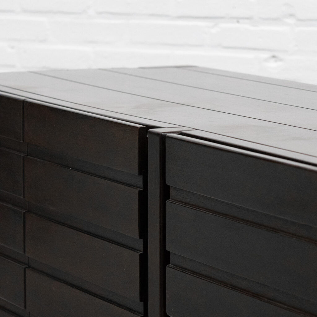 Iroko wood sideboard Maison Regain