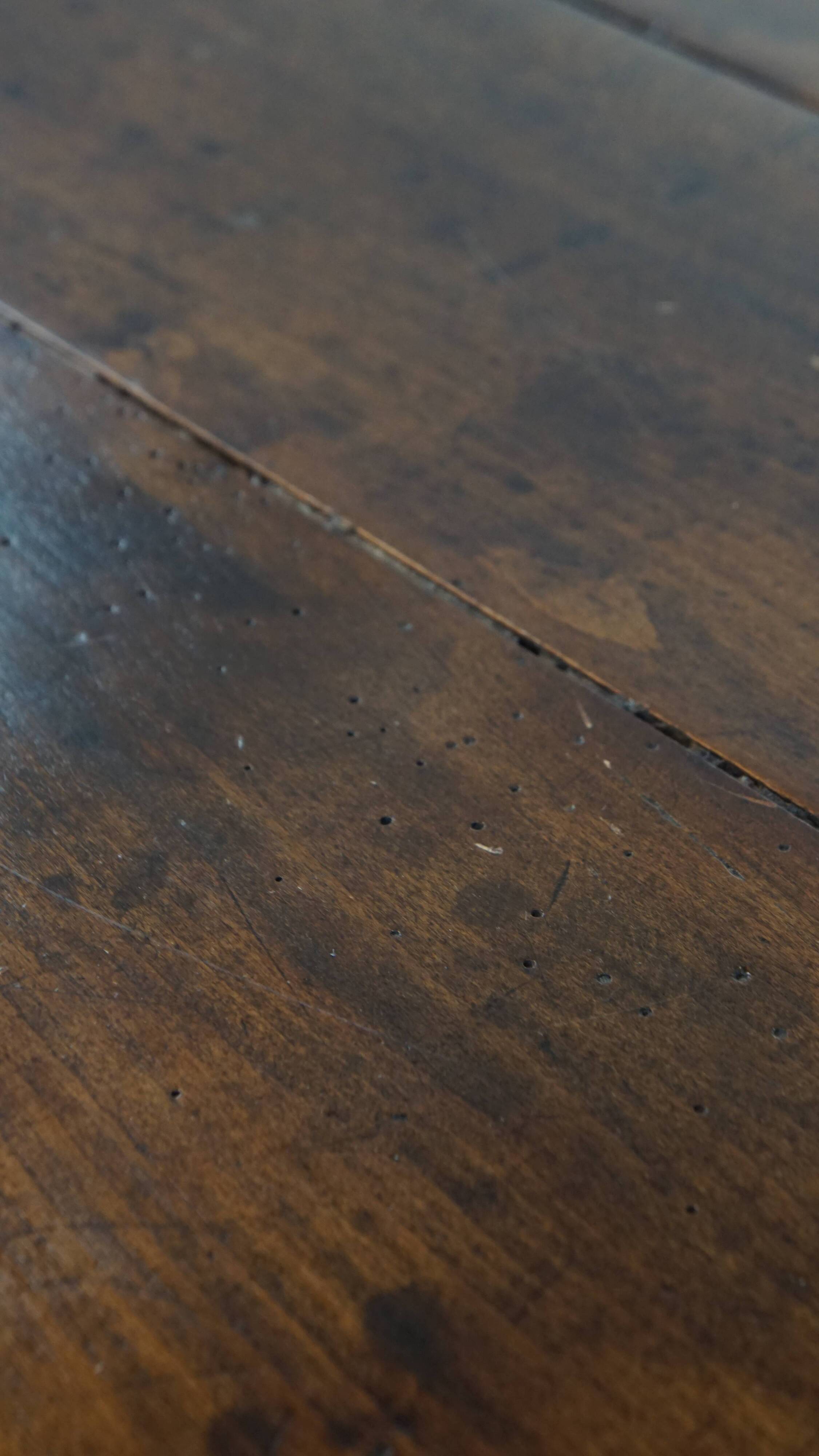 Antique French Dining Table in Fruitwood from the 18th Century