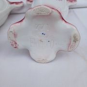 Pair of antique Onnaing slipware vases