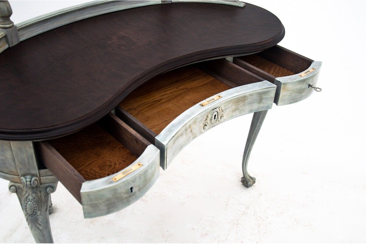 Antique dressing table in french provence style, Western Europe, circa 1910.