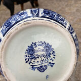 Delfts earthenware vase by Royal Sphinx Boch