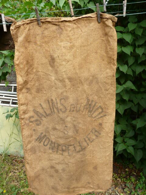 Burlap bag the saltworks of the south montpellier