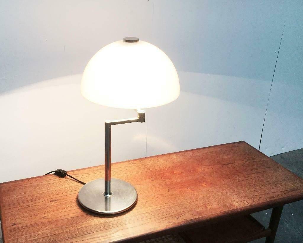 Table lamp model Schwenkomat from the mid-century space age by the SLZ team for Swisslamps International, 1960s.