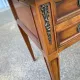 Roche Bobois desk in solid cherry wood in Louis XVI style with pull-outs.