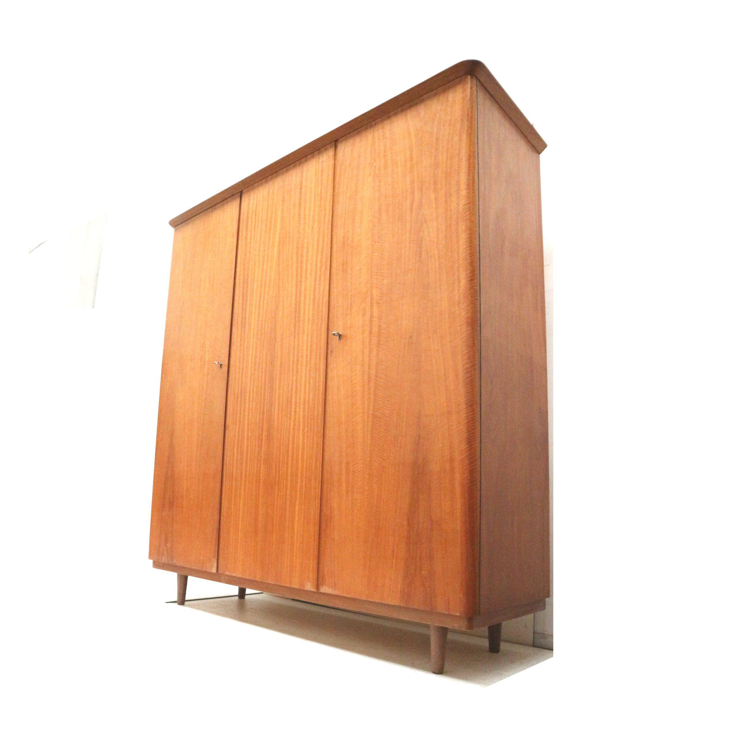 Vintage 3-door wardrobe from the 60s/70s