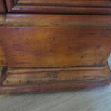 Antique trunk bench - Louis Philippe style - trunk seat - solid wood