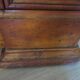 Antique trunk bench - Louis Philippe style - trunk seat - solid wood