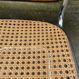 Cesca design chair b32 model in black and chrome