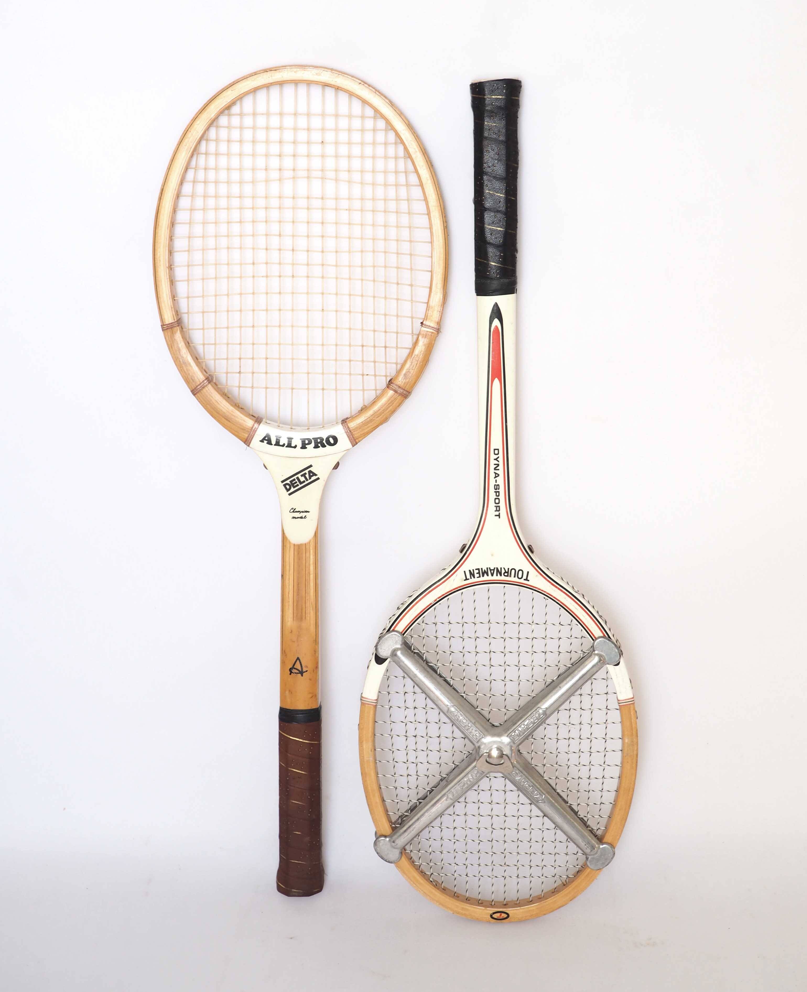 Wooden tennis racket