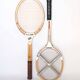Wooden tennis racket