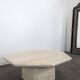 Italian design travertine coffee table from the 1980s.