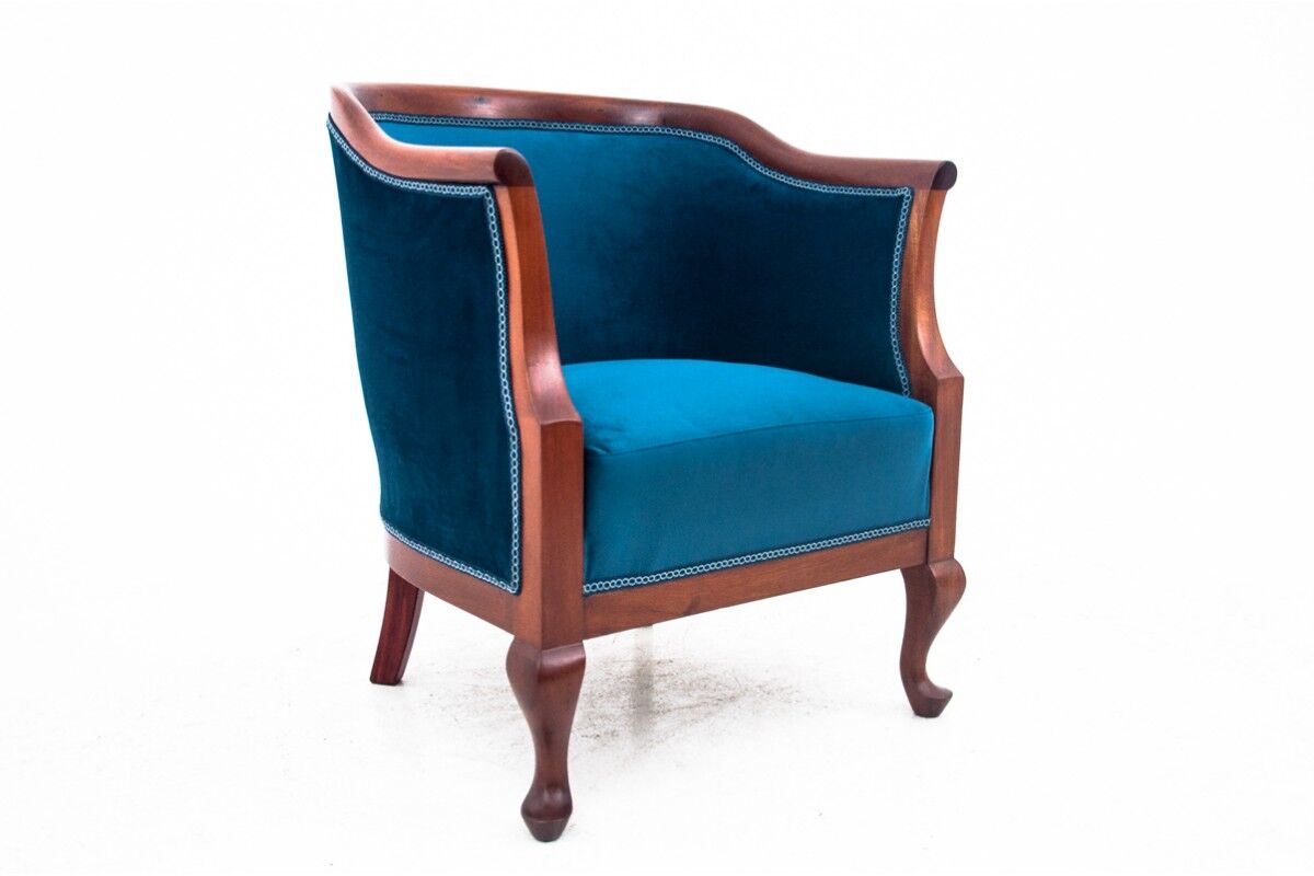 Historic living room set, Northern Europe, circa 1900, after renovation