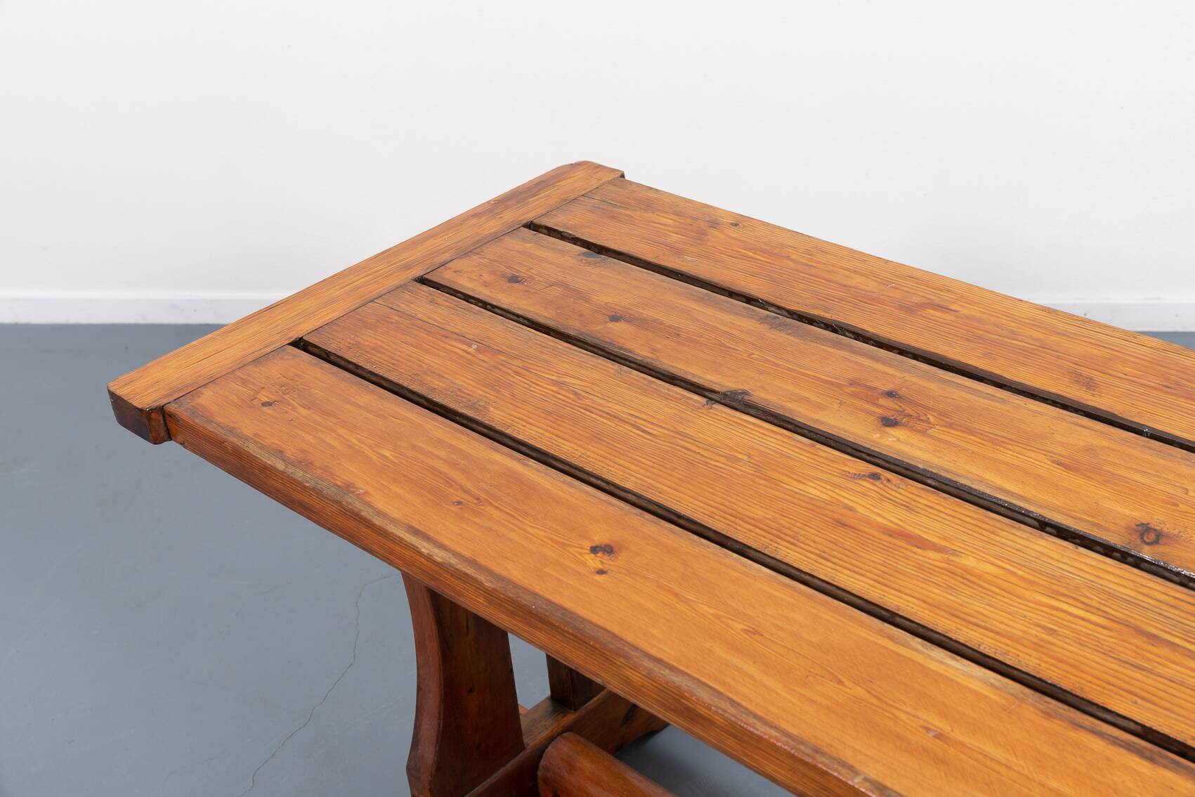 Mid-Century David Rosen solid pine table ‘Berga’ from Nordiska Kompaniet, Sweden 1950’s