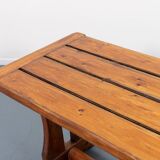 Table vintage David Rosen en pin massif 'Berga' de Nordiska Kompaniet, Suède 1950