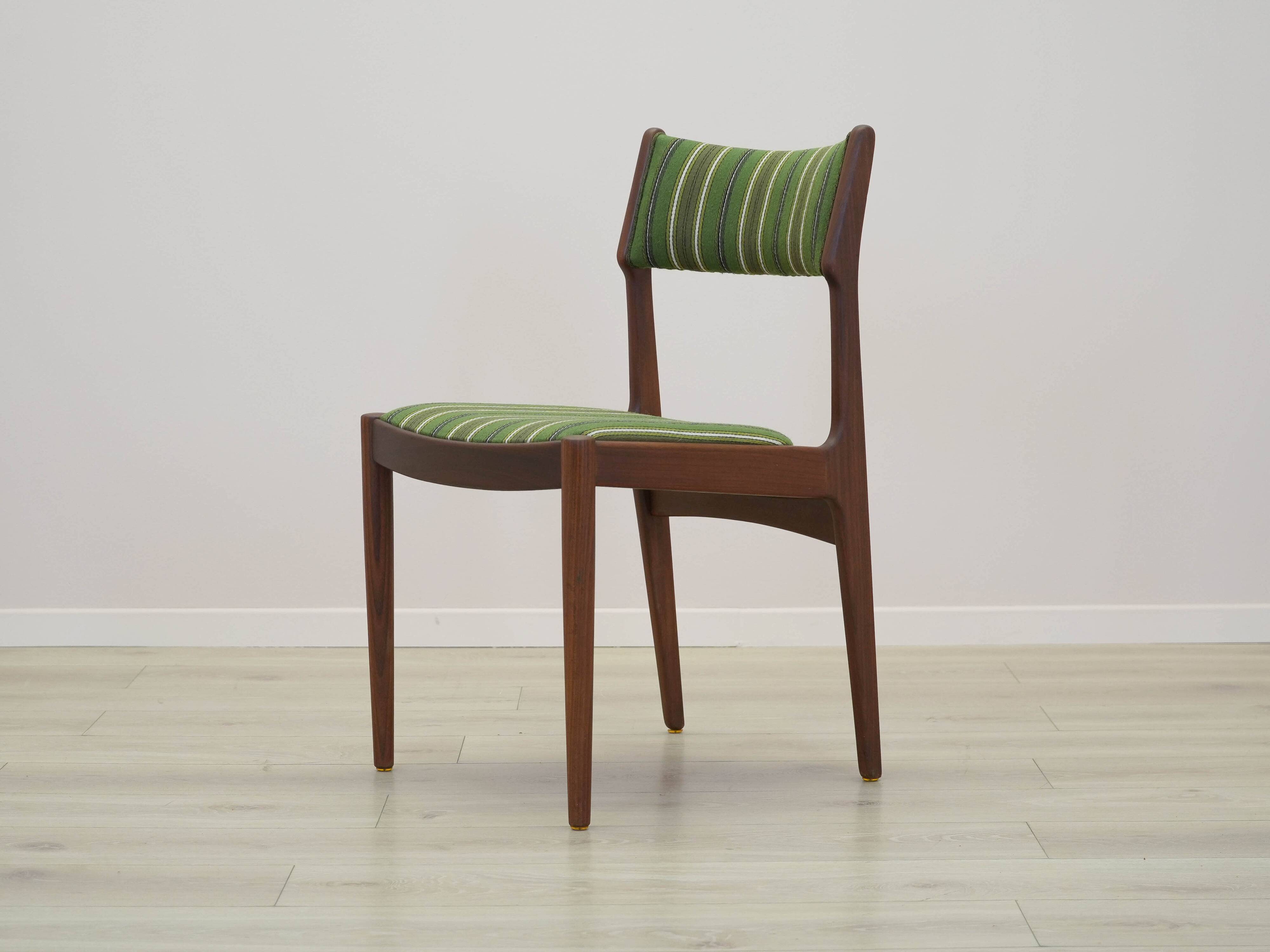 Set of two teak chairs, Danish design, 1970s, made in Denmark