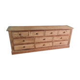 Drawer cabinet industrial furniture by trade ten drawers