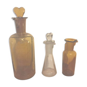 Lot of 3 vials of apothecary