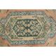 Vintage Turkish Oushak Handmade Wool Cotton Orange Area Rug  116x172